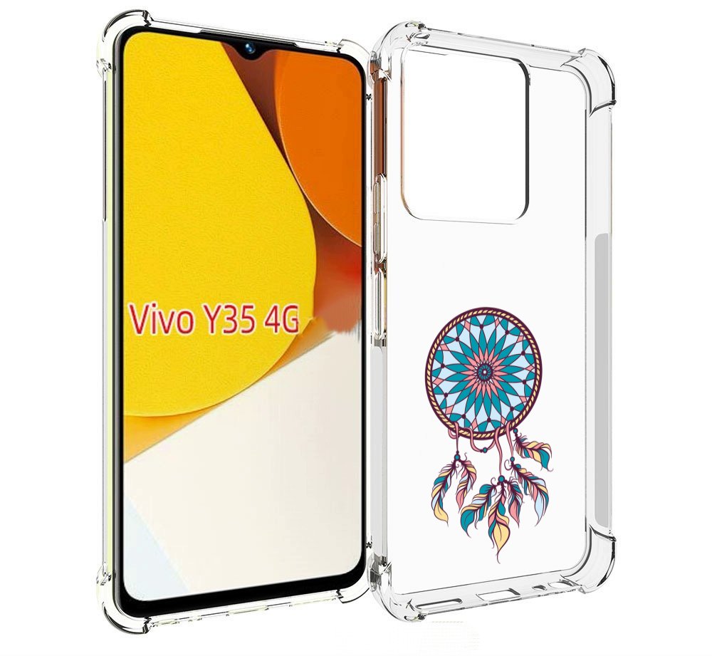 

Чехол MyPads ловец снов синий для Vivo Y35 4G 2022 / Vivo Y22, Прозрачный, Tocco