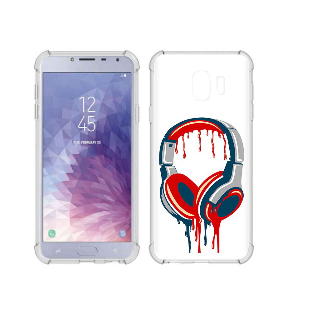 

Чехол MyPads Tocco для Samsung Galaxy J4 (2018) не делай громко, Прозрачный, Tocco