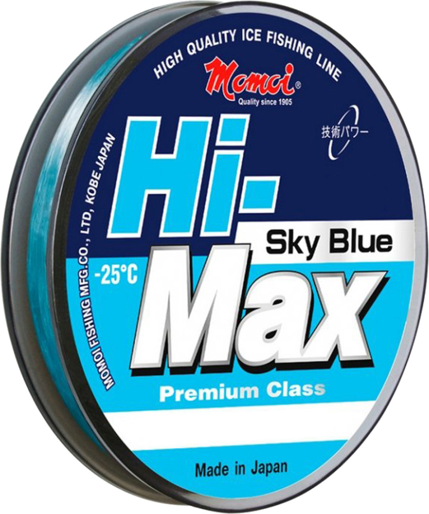 Momoi Леска монофильная MOMOI HI-MAX SKY BLUE (163339  (30 м 0,22мм) )