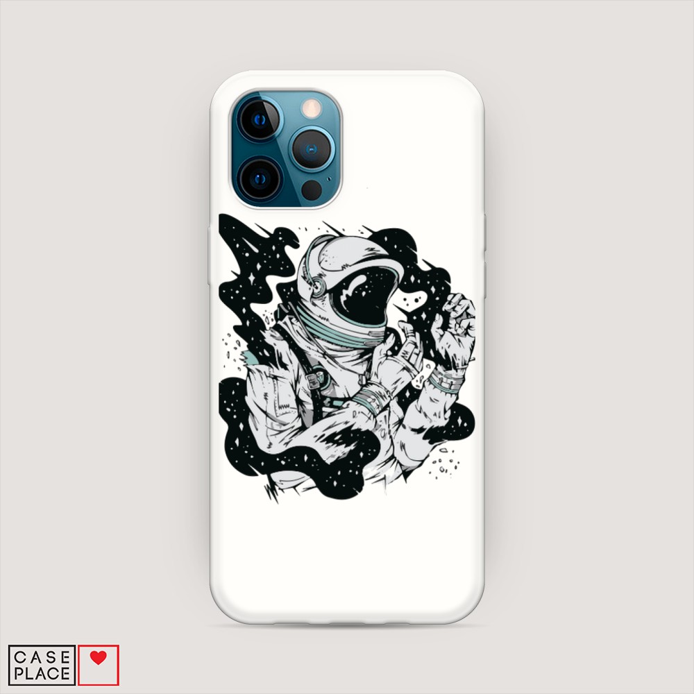 

Матовый силиконовый чехол "Космонавт арт" на Apple iPhone 12 Pro, 12857-1