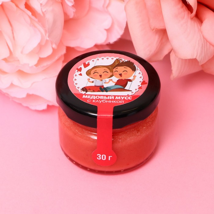 

Медовый мусс "14 февраля" клубника, 30 г