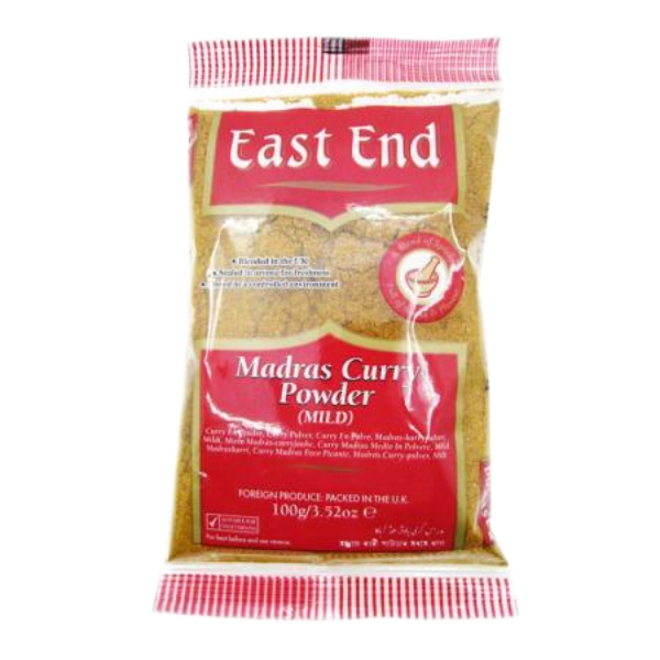 

Карри EAST END мадрас среднеострая 100г x 2 уп.