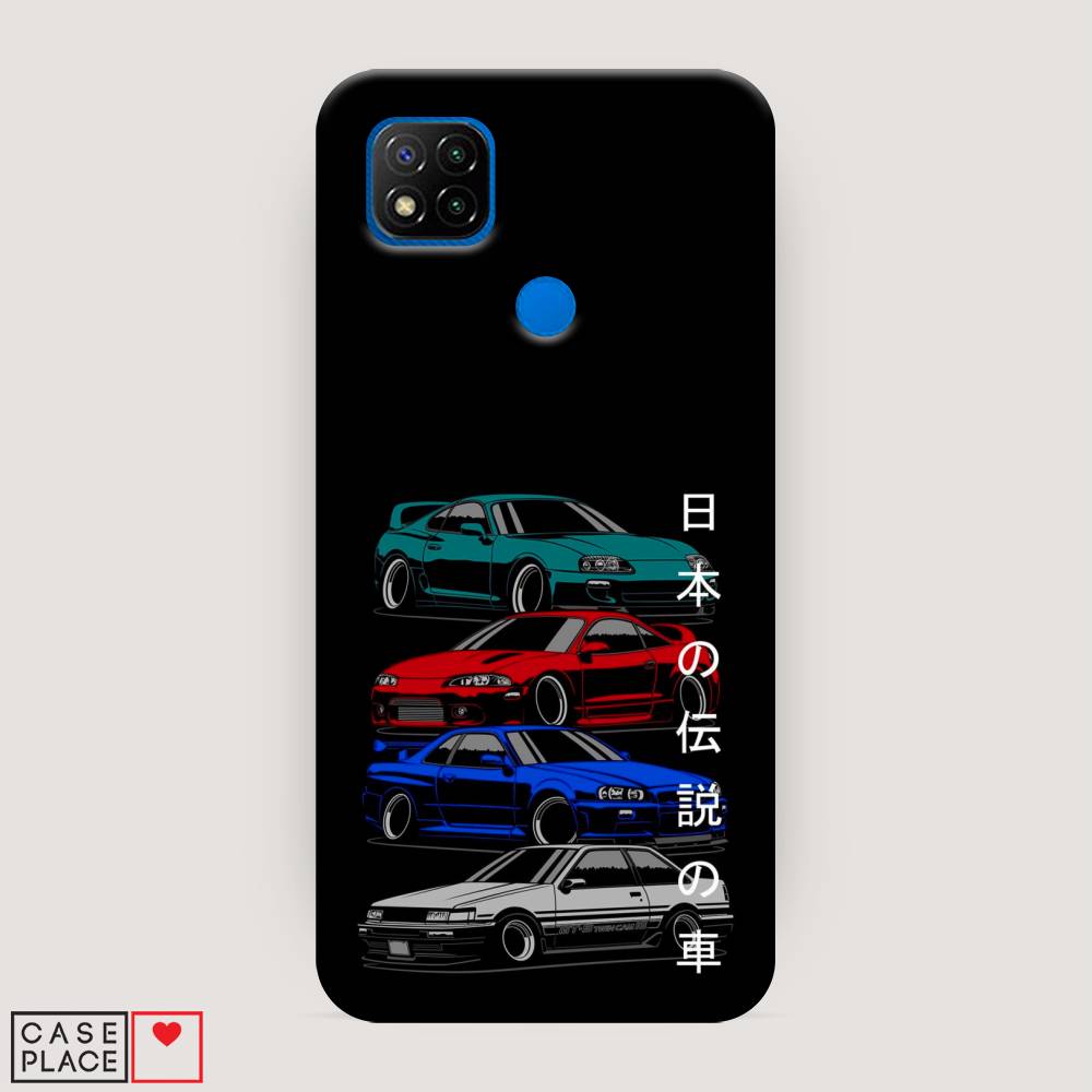 фото Пластиковый чехол "jdm legend cars" на xiaomi redmi 9c awog