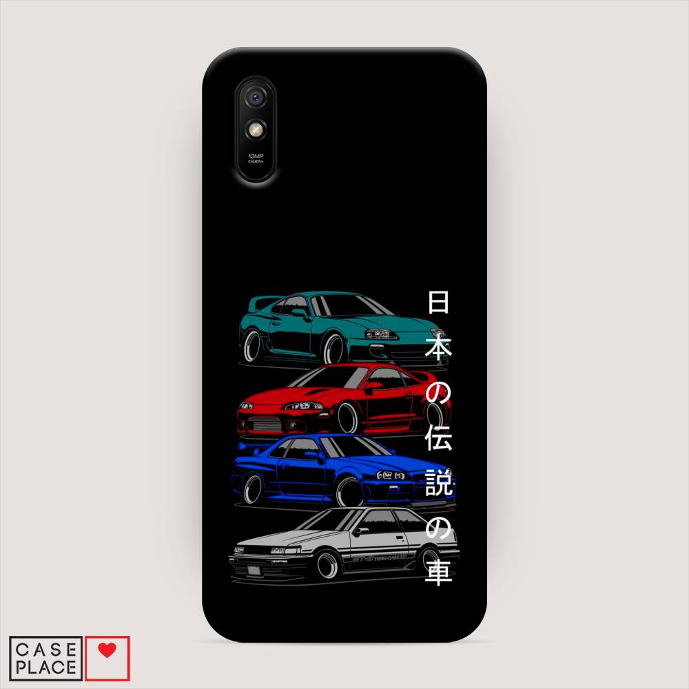 

Пластиковый чехол "JDM Legend cars" на Xiaomi Redmi 9A, 38920-4