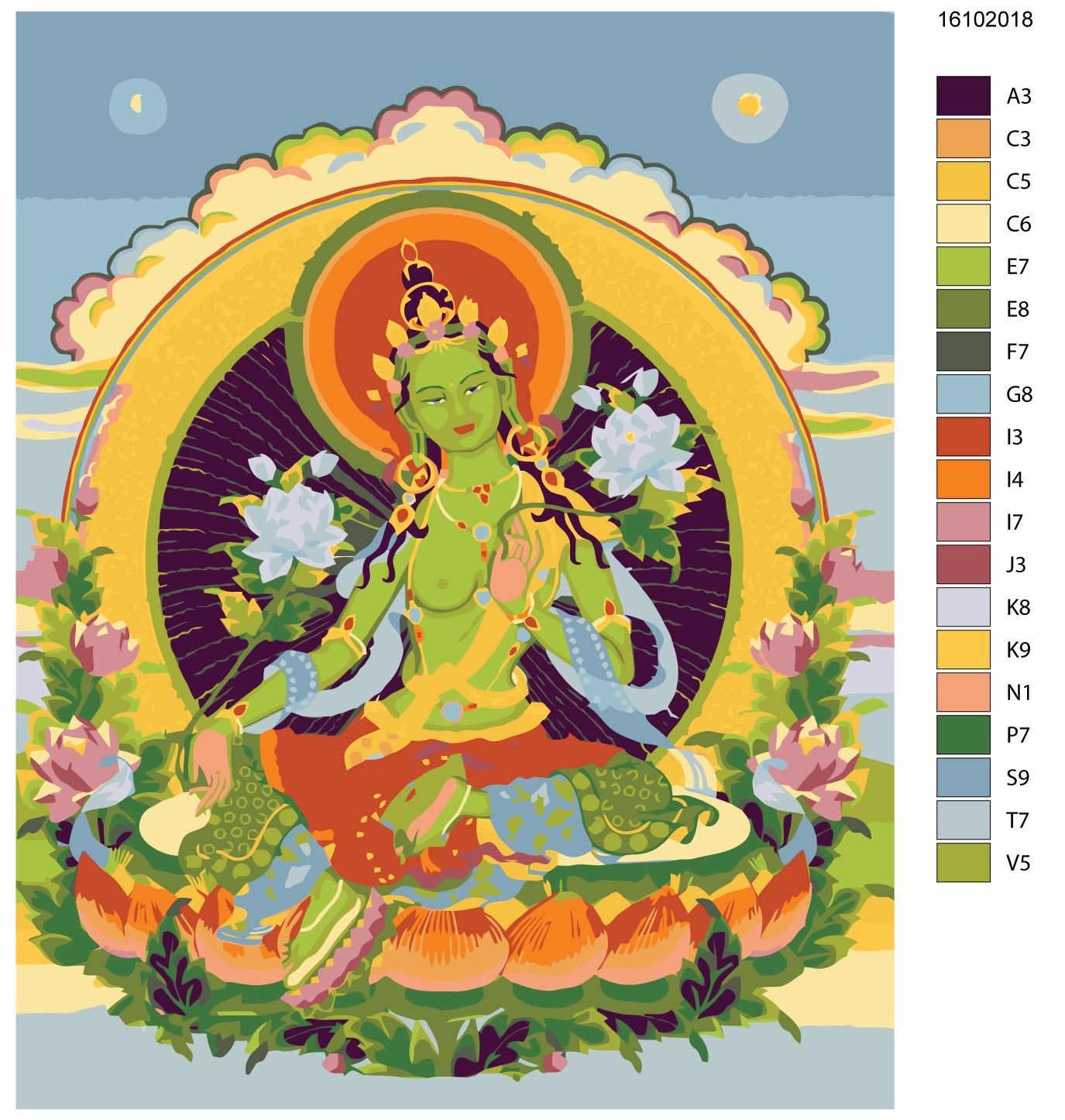 

Картина по номерам, "Живопись по номерам", 60х 75, AYAY-16102018, AYAY-16102018