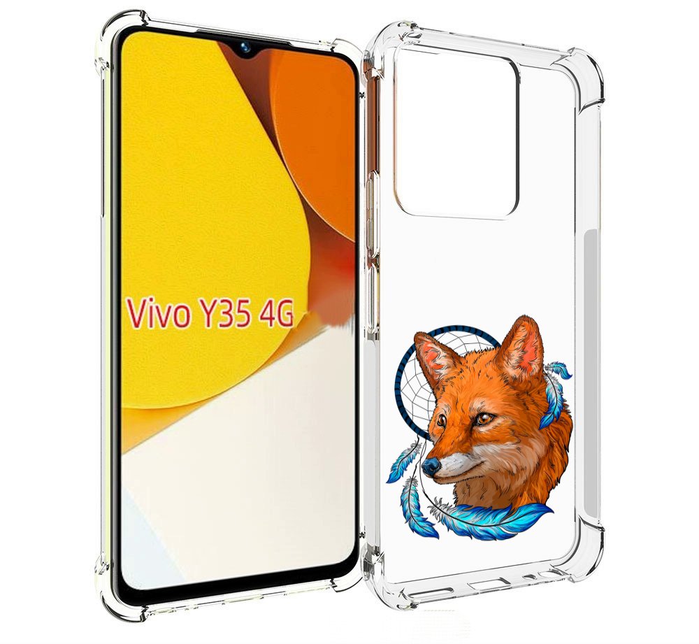 

Чехол MyPads лиса и ловец снов для Vivo Y35 4G 2022 / Vivo Y22, Прозрачный, Tocco