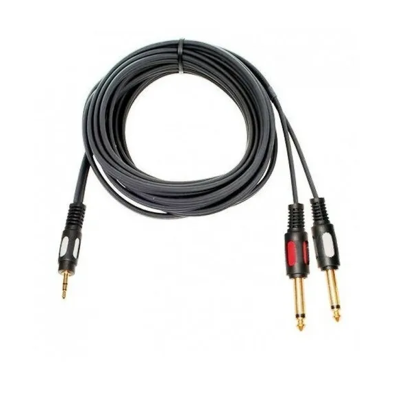 

Кабель PREMIER-AV Jack 6.3-Jack 3.5, 5м черный, 5-147