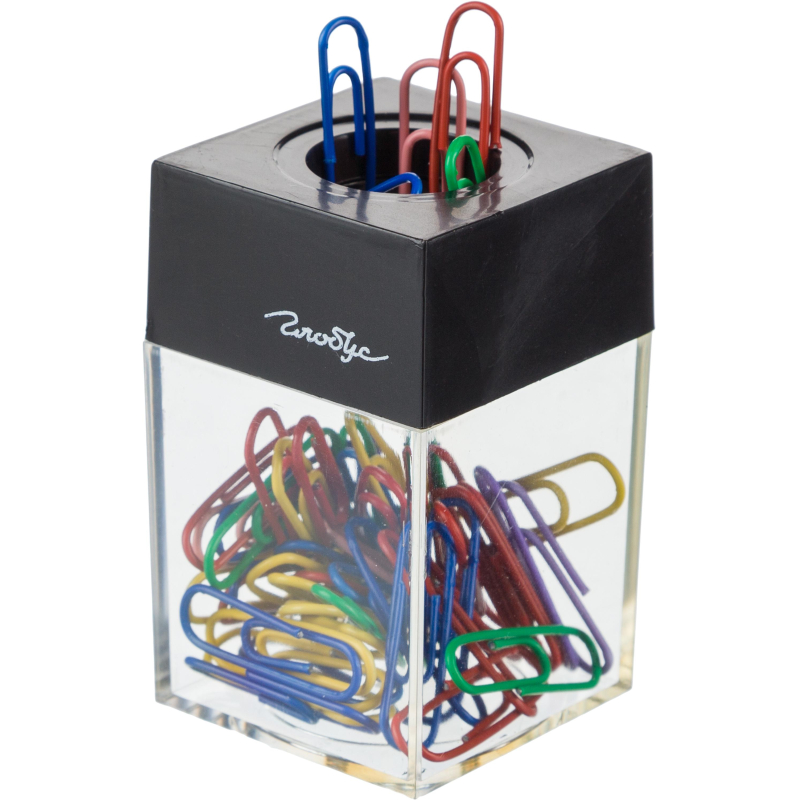 

Скрепочница магнитная Глобус ДМ-28П-50,метал.цветн.скреп.28мм(50шт),пластик, (2шт.), Разноцветный