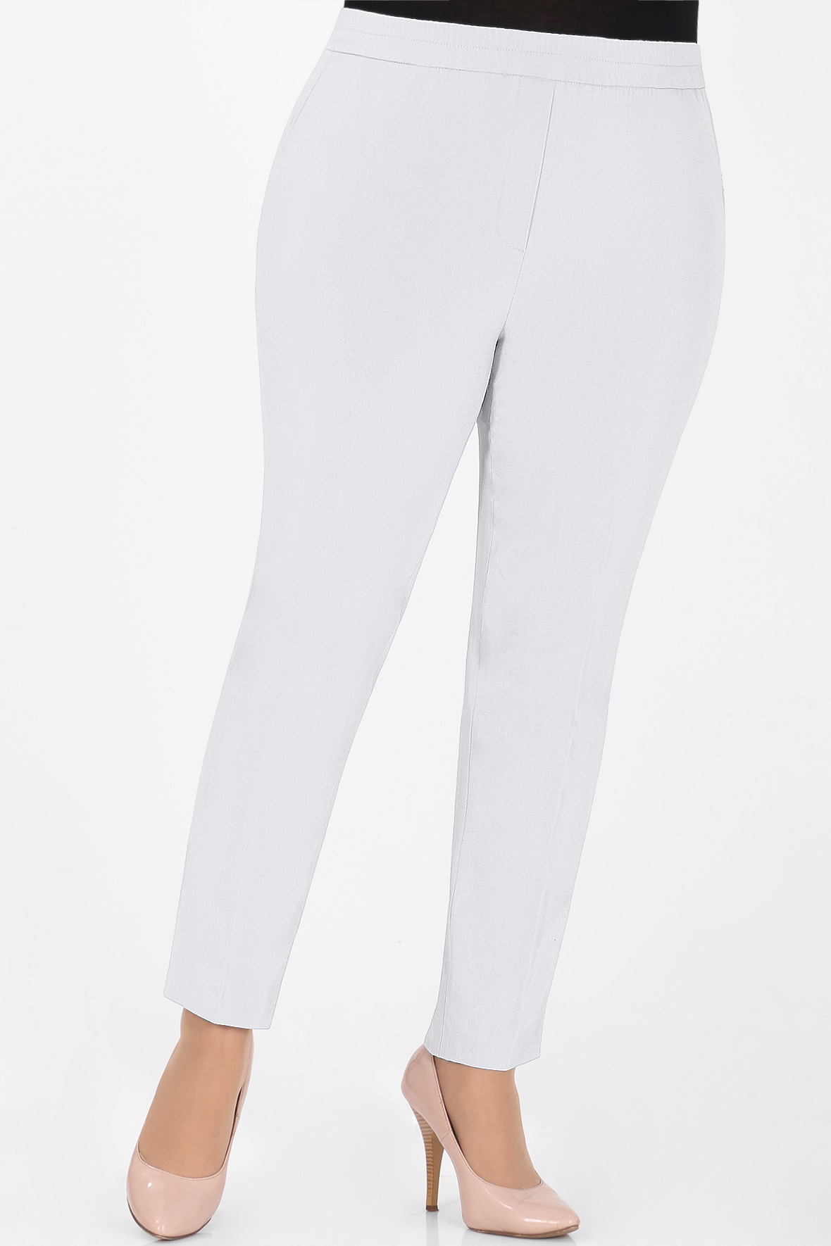 

Брюки женские AlmondShop 81-1059-21.С1 белые 54 RU, 81-1059-21.С1