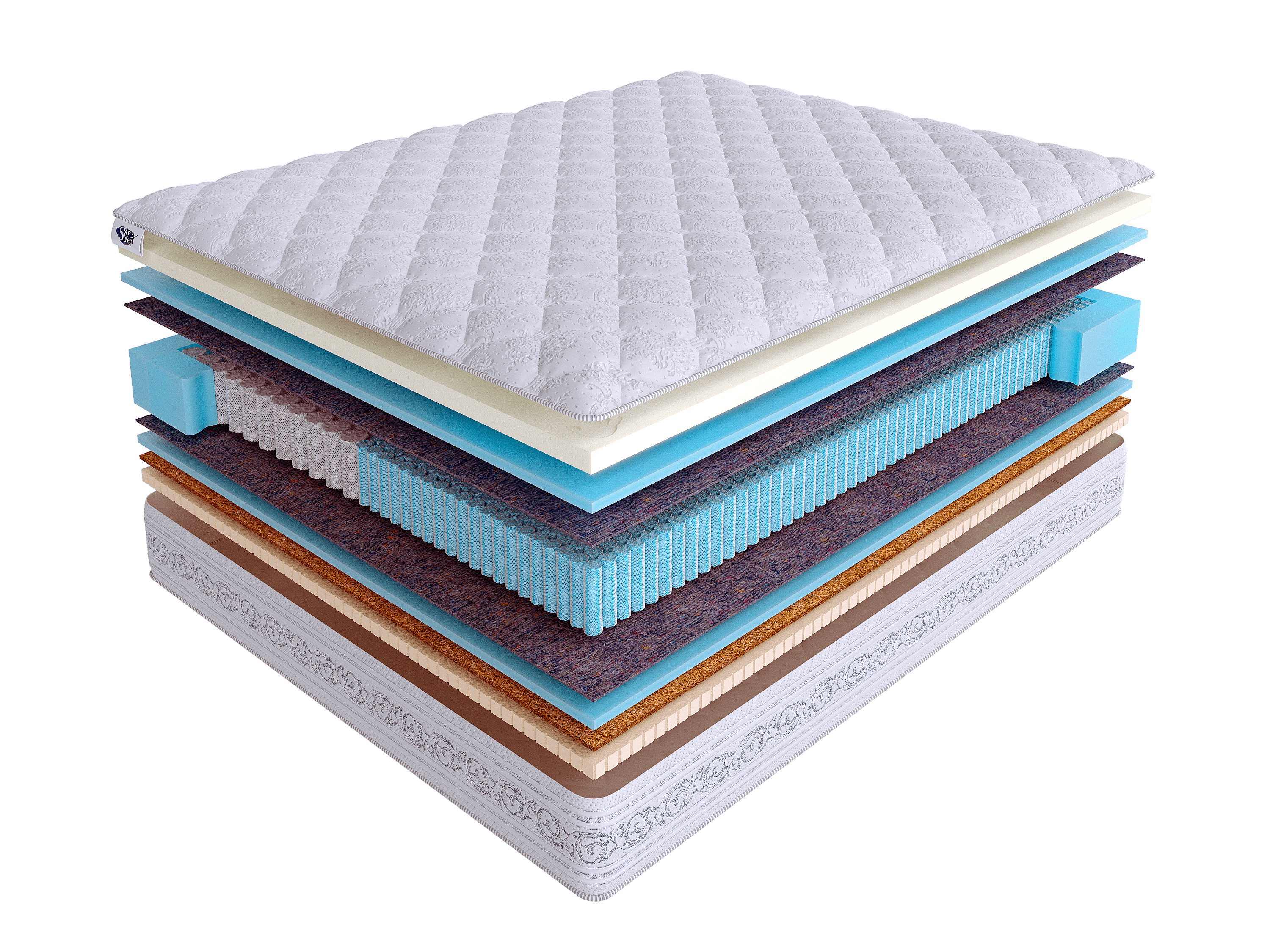 

Матрас Real Zone Duo Vario S500/S1000 200x195, Белый, Real Zone Duo Vario S500/S1000