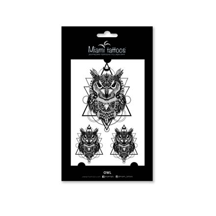 

Переводные тату Miami Tattoos Owl