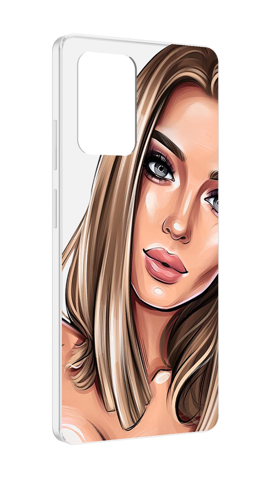 

Чехол MyPads девушка-с-каре женский для ZTE Blade V40 Pro, Tocco