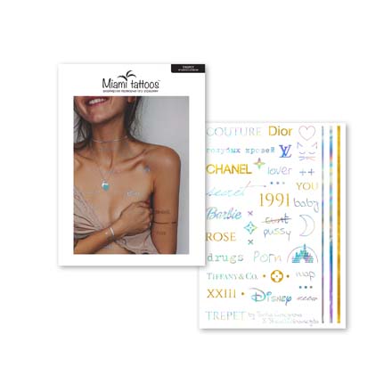 

Переводные тату Miami Tattoos Trepet