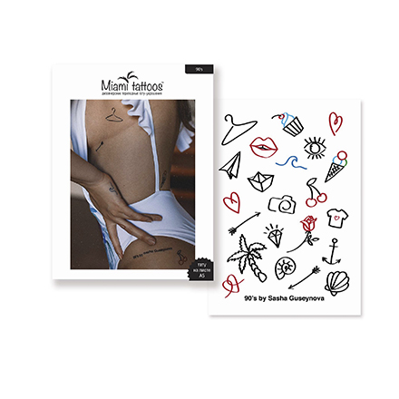 

Переводные тату Miami Tattoos 90s