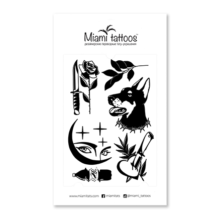 

Переводные тату Miami Tattoos Midnight