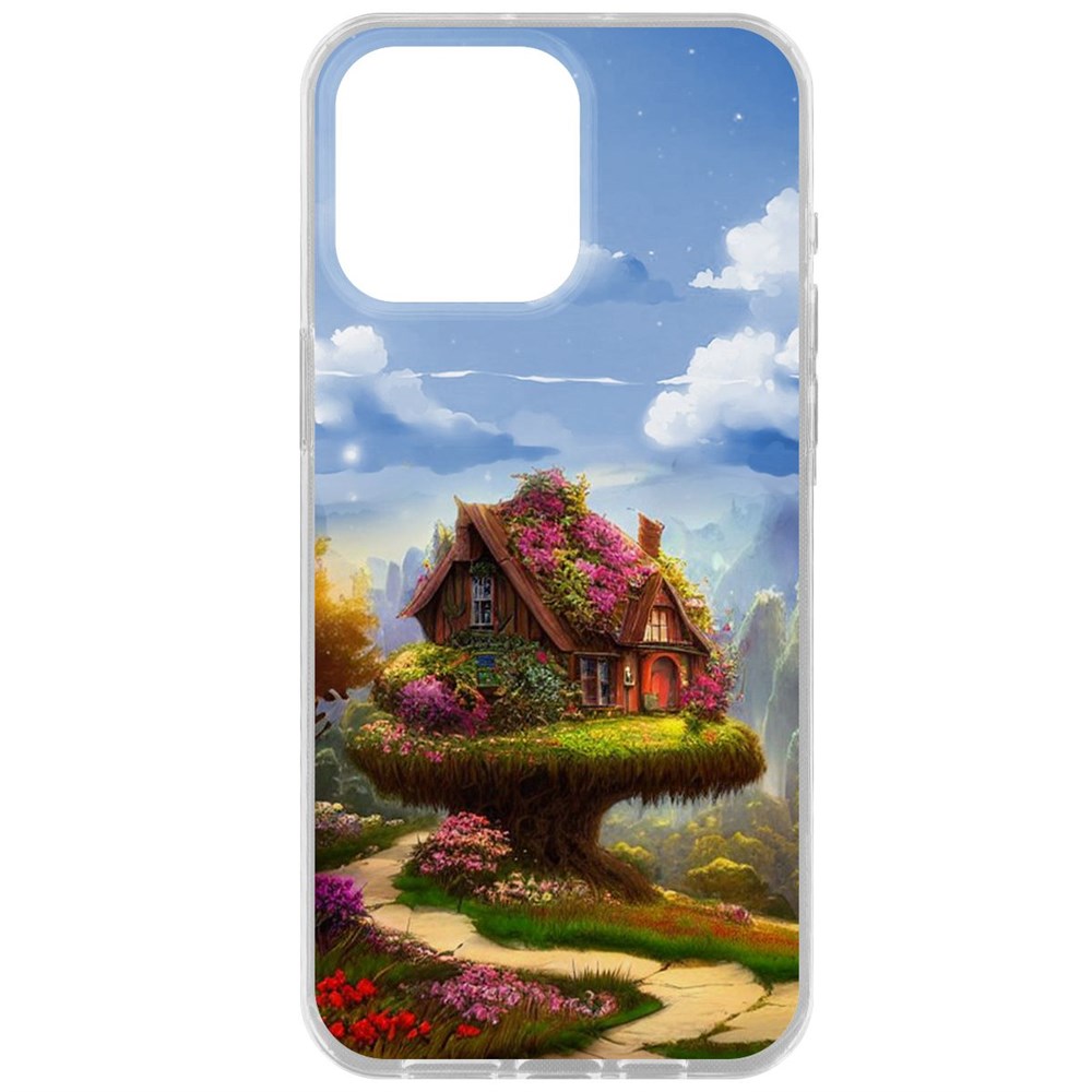 

Чехол-накладка Case Дом на дереве для iPhone 15 Pro Max, Прозрачный