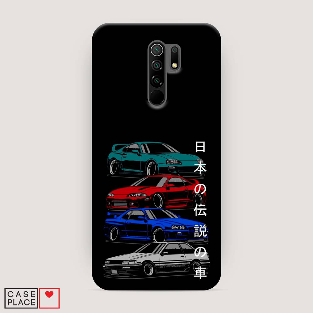 

Пластиковый чехол "JDM Legend cars" на Xiaomi Redmi 9, 38320-4