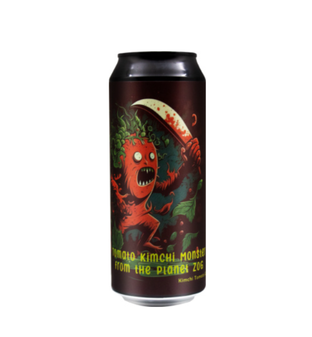 

Пиво Plague Tomato Kimchi Monster From The Planet ZOG ж/б 0,5 л, Красное, ТН-00003591