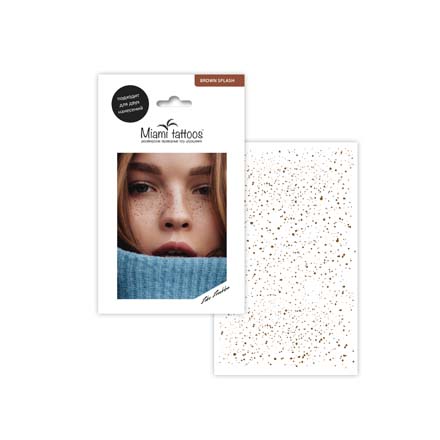 

Переводные тату Miami Tattoos Brown Splash