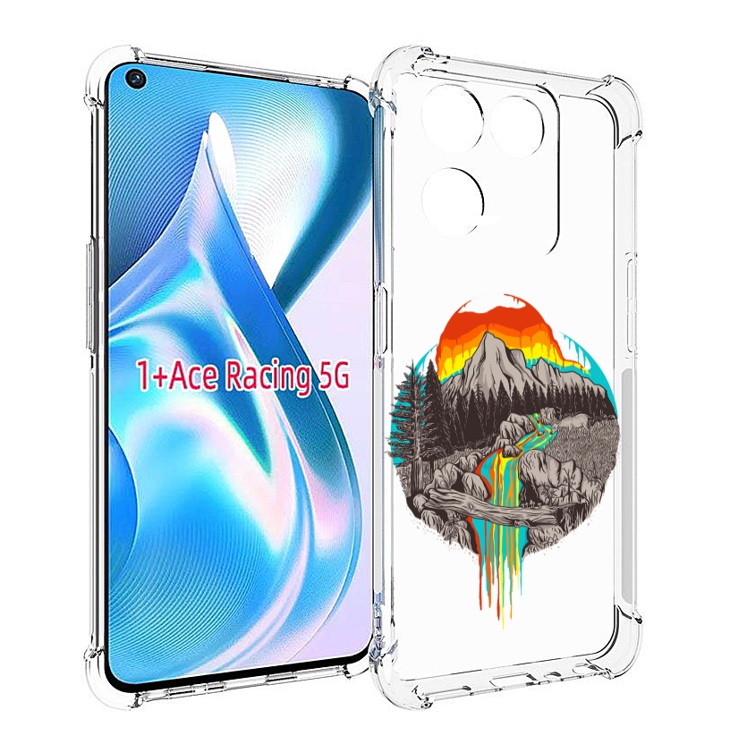 

Чехол MyPads Радужный водопад для OnePlus Ace Racing, Прозрачный, Tocco