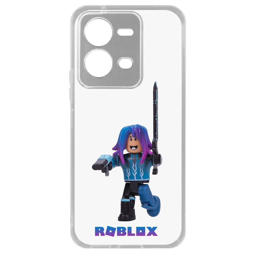 

Чехол Roblox-Паркурщик для Vivo V25, Прозрачный