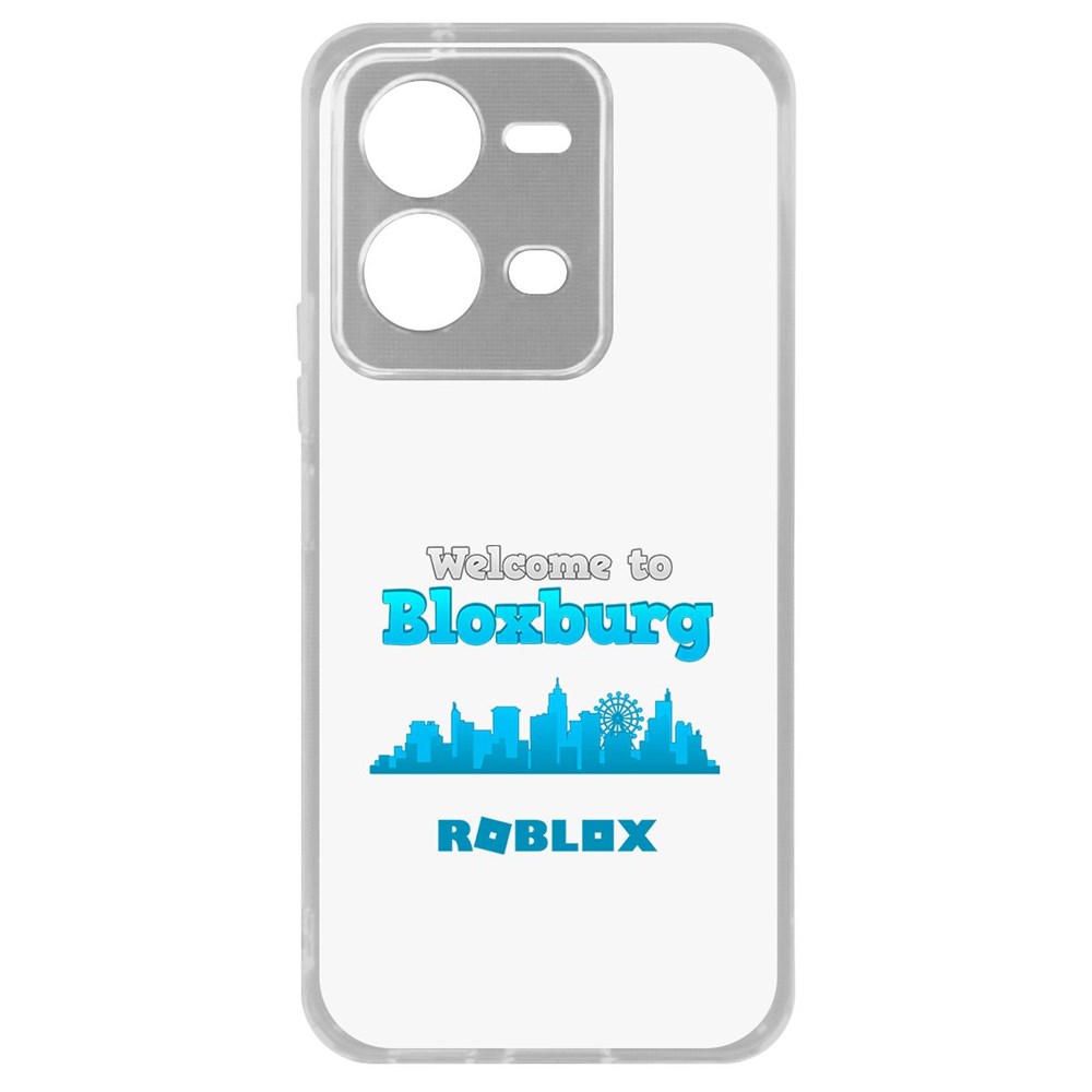 

Чехол Roblox-Блоксбург для Vivo V25, Прозрачный