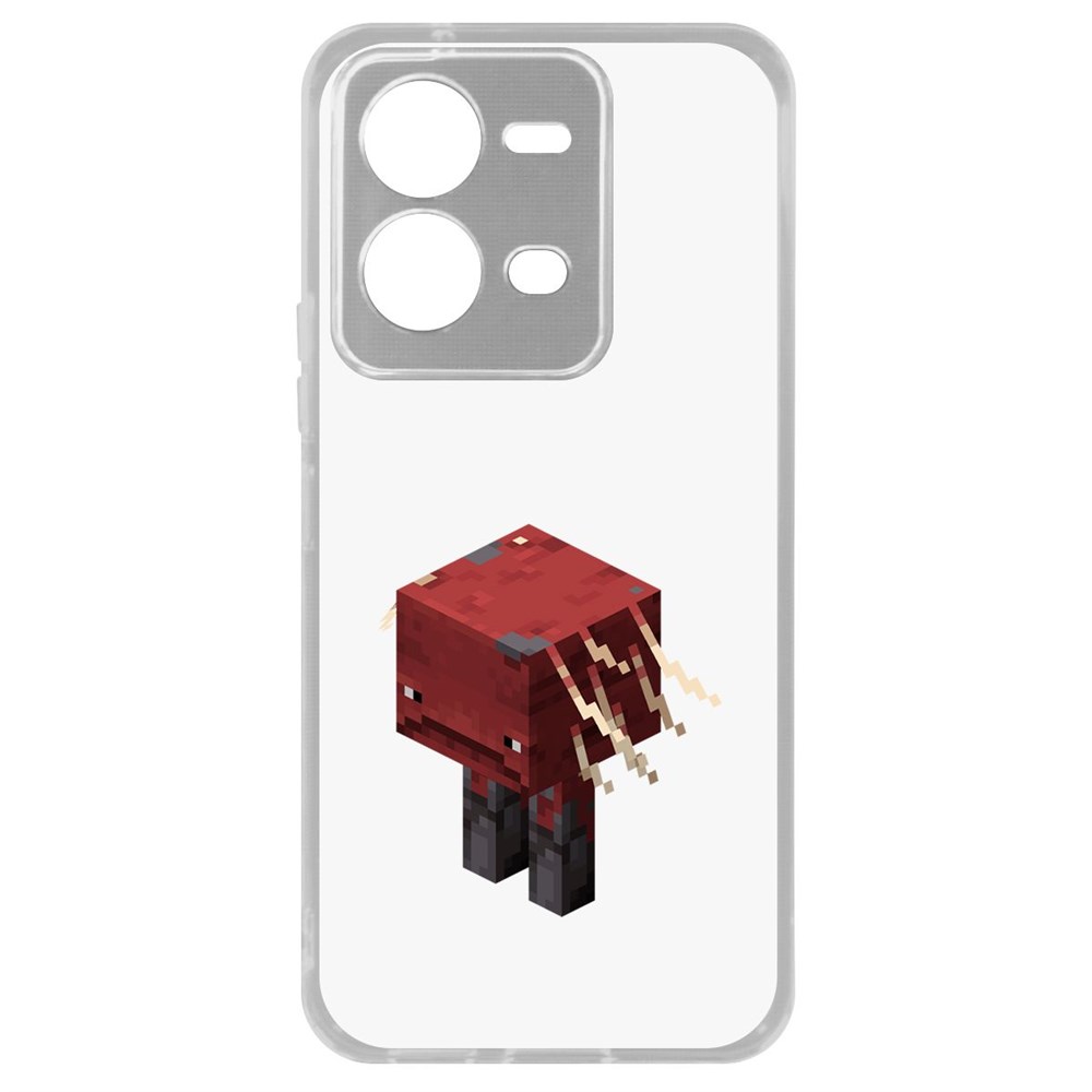 

Чехол Minecraft-Страйдер для Vivo V25, Прозрачный