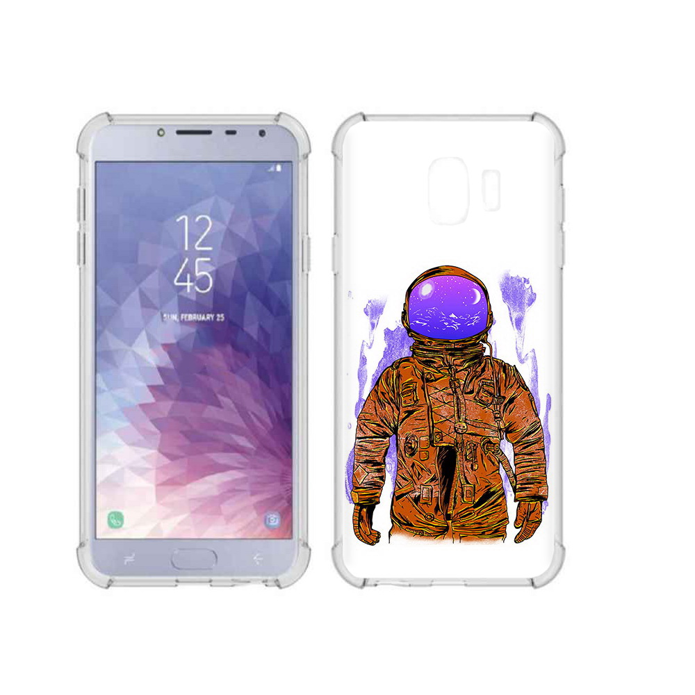 

Чехол MyPads Tocco для Samsung Galaxy J4 (2018) нарисованный мужчина в скафандре, Прозрачный, Tocco