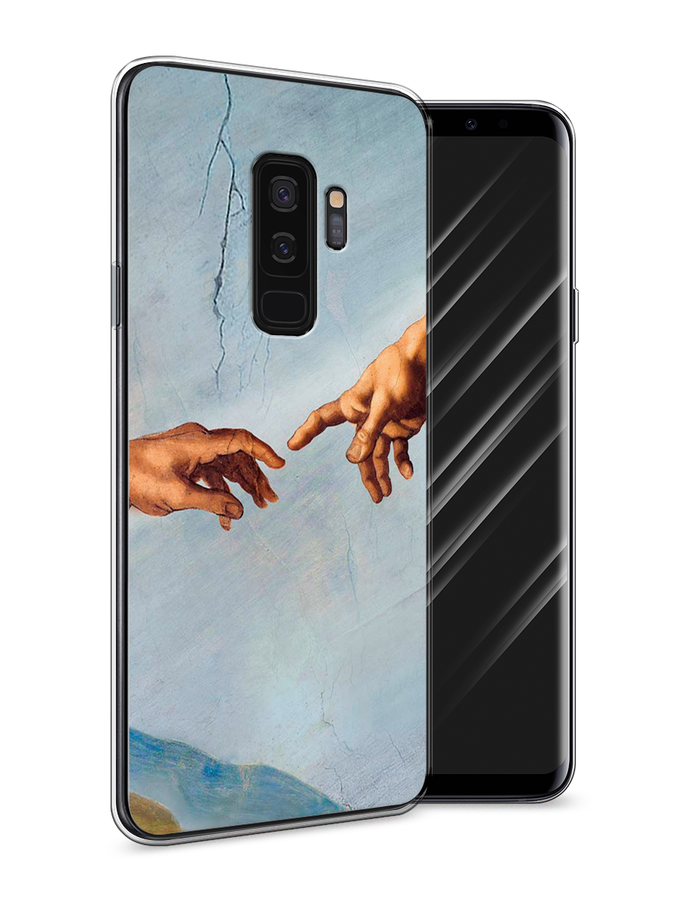

Чехол Awog на Samsung Galaxy S9 + "Сотворение Адама", Голубой;коричневый;серый, 25850-9