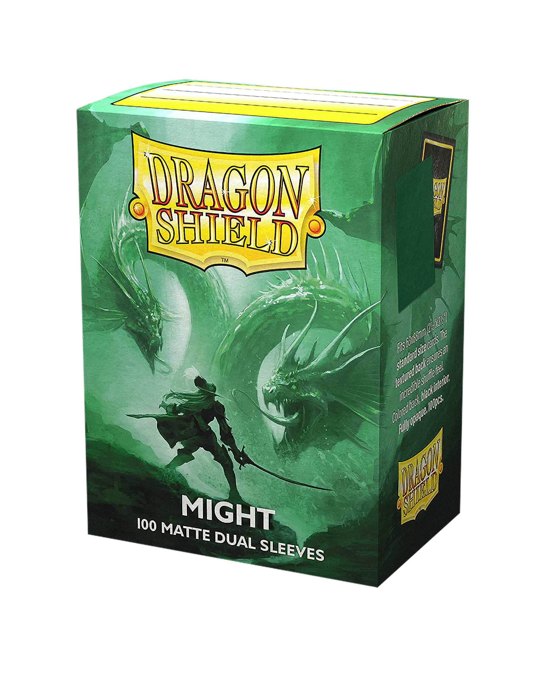 Протекторы Dragon Shield Might 64x89 мм, 100 шт. для карт MTG, Pokemon дополнение nintendo для pokemon блистер sword and shield 3 бустера карта eevee монетка