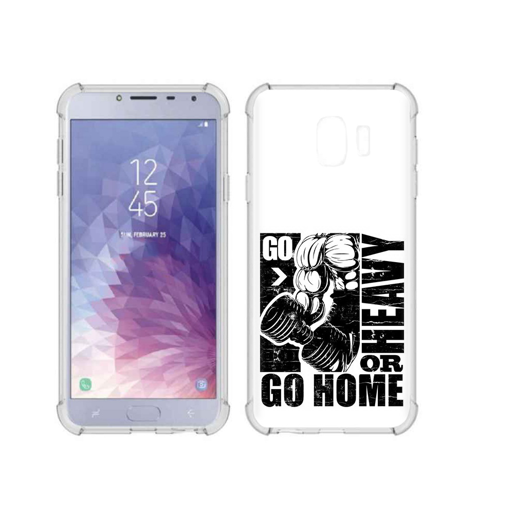 

Чехол MyPads Tocco для Samsung Galaxy J4 (2018) накаченные руки, Прозрачный, Tocco