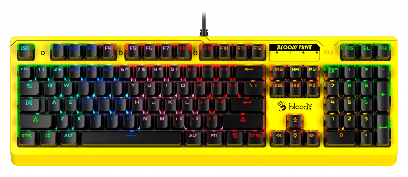 

Игровая клавиатура A4Tech B810RC Yellow/Black, B810RC