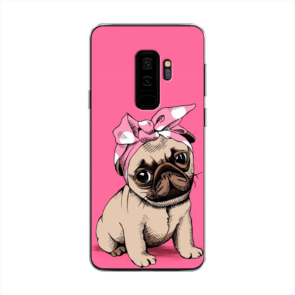 фото Чехол awog "dog pin-up" для samsung galaxy s9 +