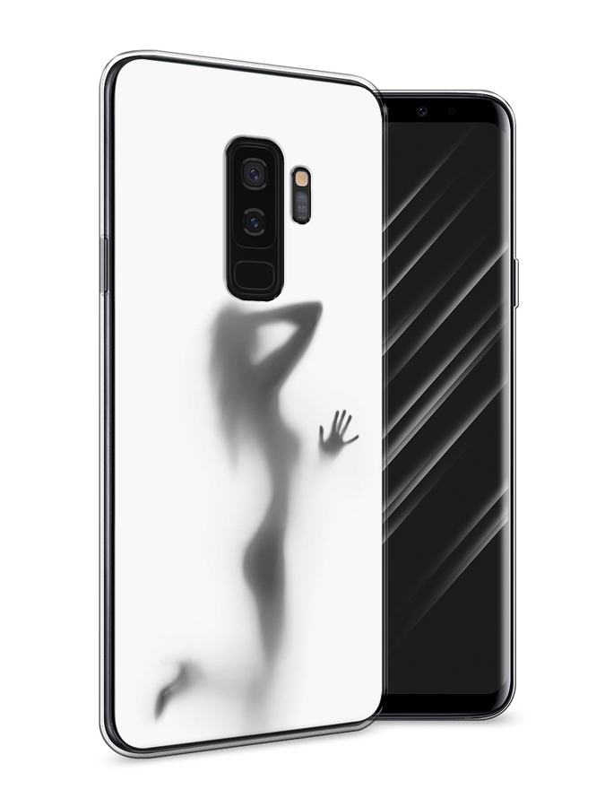 

Чехол Awog на Samsung Galaxy S9 + "Стекло в душе", Белый;серый;черный, 25850-7