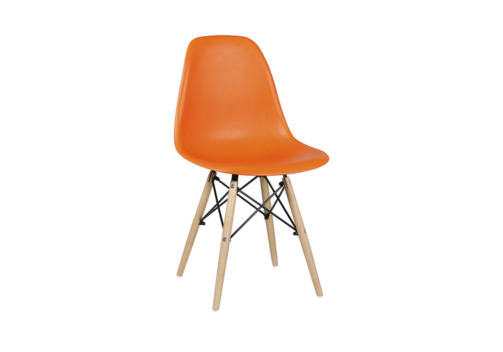 Стул обеденный Eames DSW оранжевый