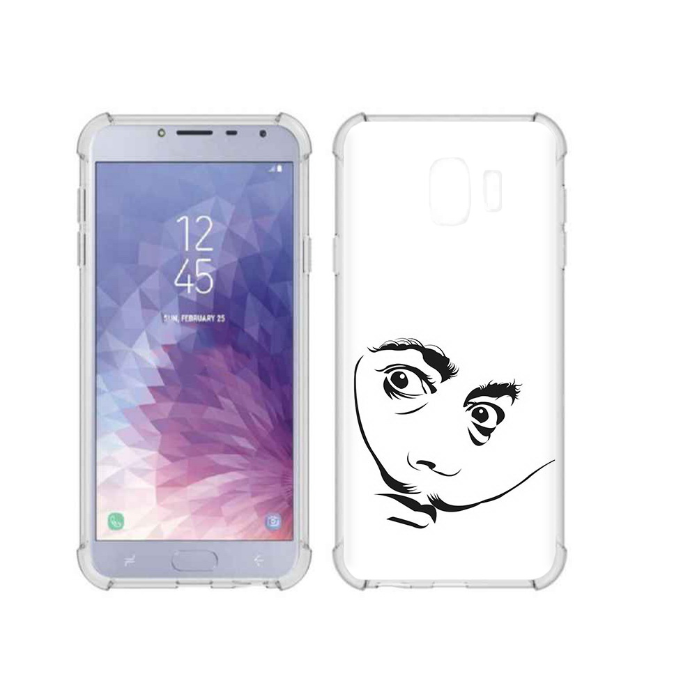 

Чехол MyPads Tocco для Samsung Galaxy J4 (2018) мужчина с длинными усами, Прозрачный, Tocco