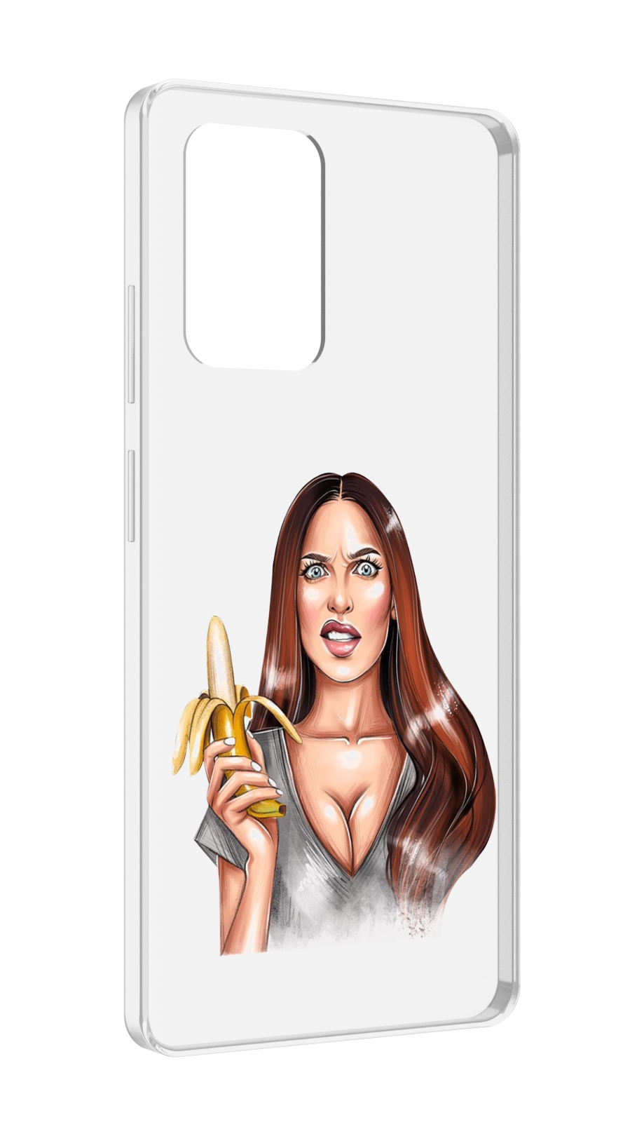 

Чехол MyPads девушка-с-бананом для ZTE Blade V40 Pro, Tocco