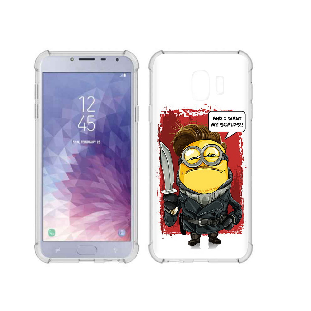 

Чехол MyPads Tocco для Samsung Galaxy J4 (2018) миньон убийца, Прозрачный, Tocco