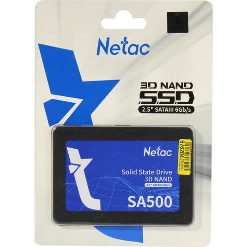 

Внешний диск SSD Netac SA500 1TB, Черный, SA500