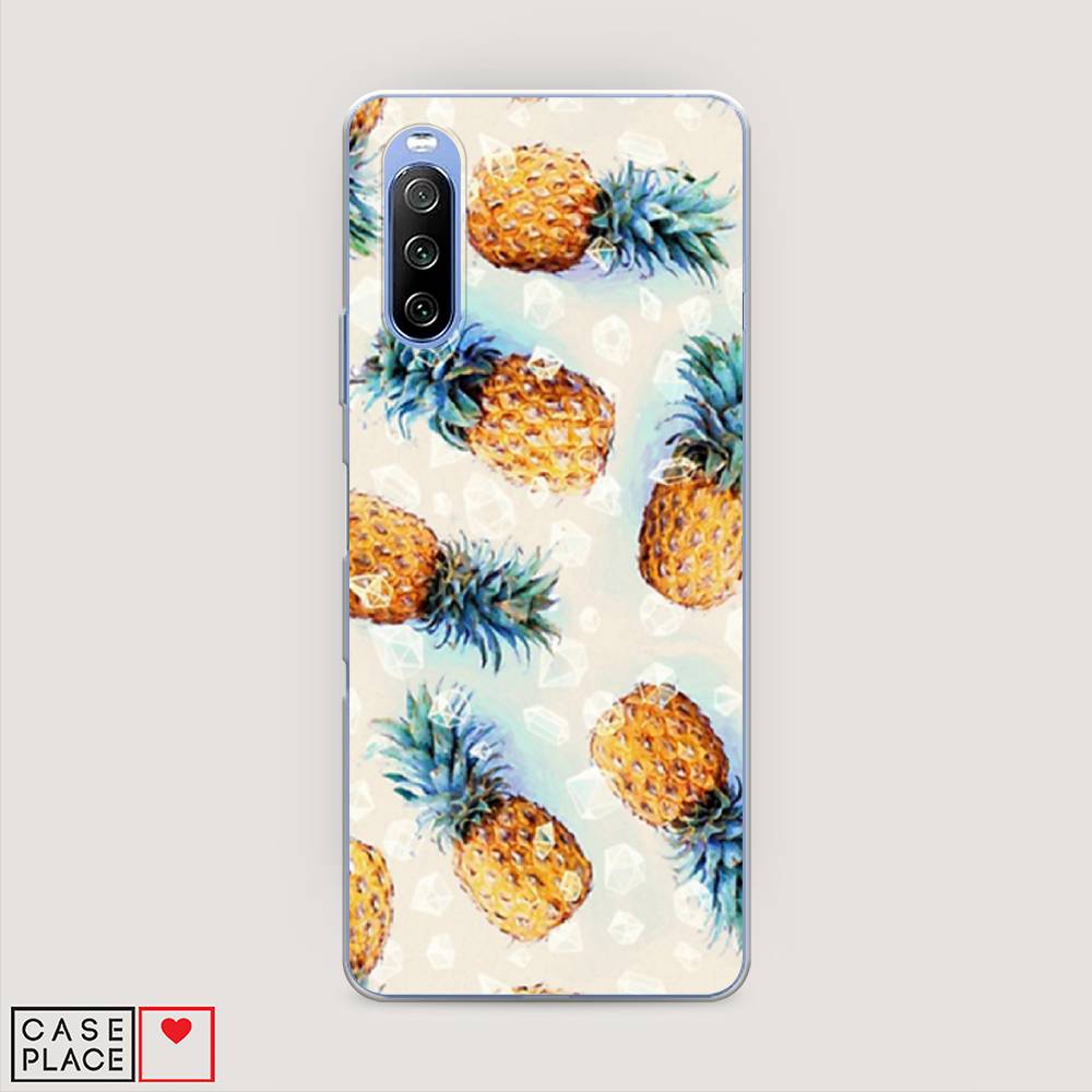 

Чехол Awog на Sony Xperia 10 III "Ананасы", Разноцветный, 54950-3