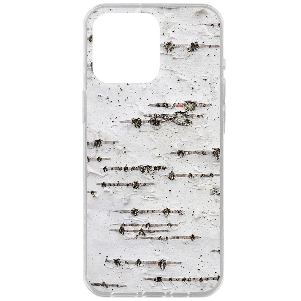 

Чехол-накладка Krutoff Clear Case Березка для iPhone 15 Pro Max, Прозрачный