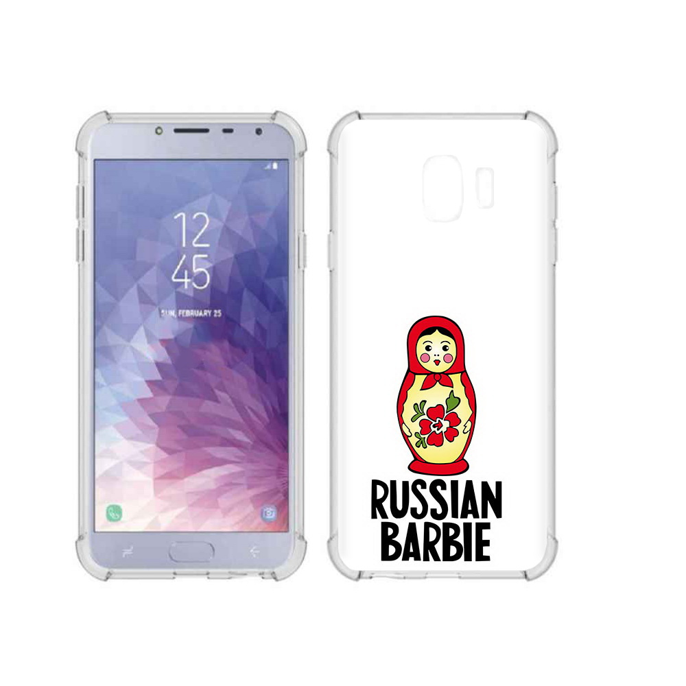 

Чехол MyPads Tocco для Samsung Galaxy J4 (2018) матрешка, Прозрачный, Tocco