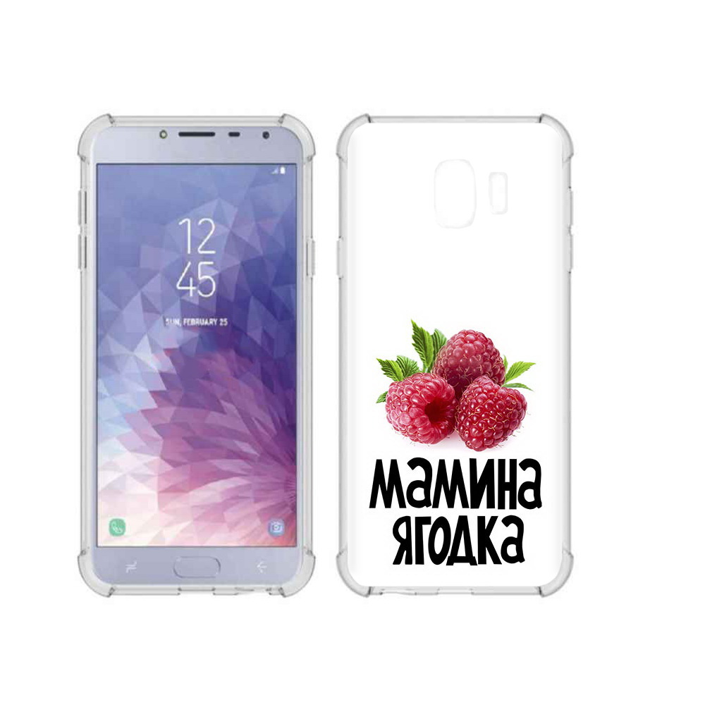 

Чехол MyPads Tocco для Samsung Galaxy J4 (2018) мамина ягодка, Прозрачный, Tocco