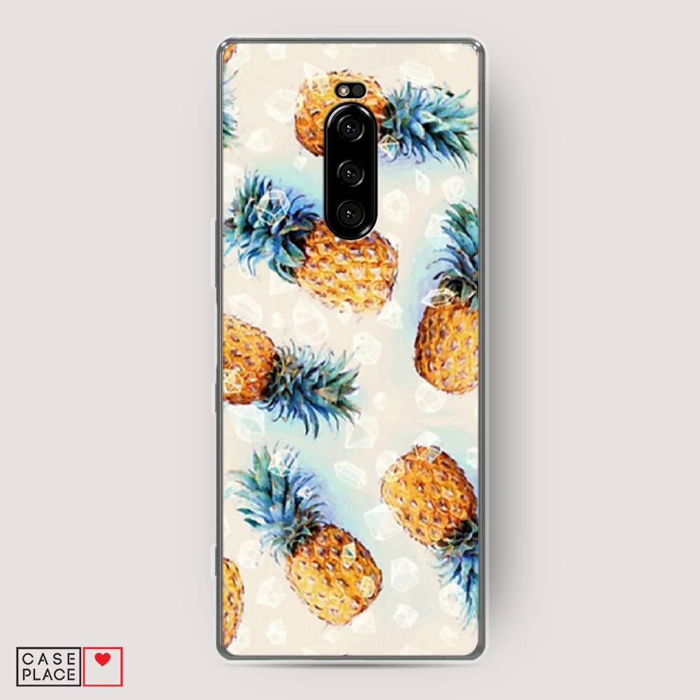 

Чехол Awog на Sony Xperia 1/XZ4 "Ананасы", Разноцветный, 54250-3