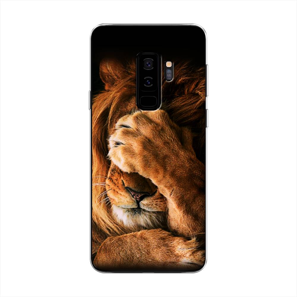 

Чехол Awog на Samsung Galaxy S9 + "Львиный стыд", Коричневый;черный, 25850-1
