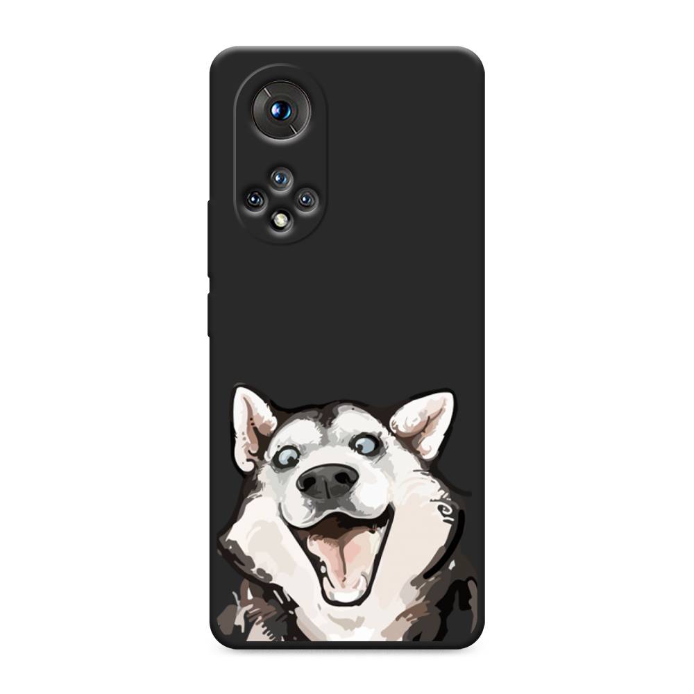 

Чехол Awog на Honor 50 "Радостный хаски", Белый;голубой;черный, 6105452-1