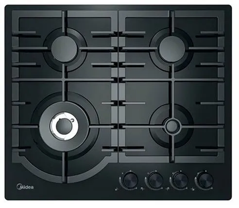 

Встраиваемая варочная панель газовая Midea MG649TGB черный, MG649TGB
