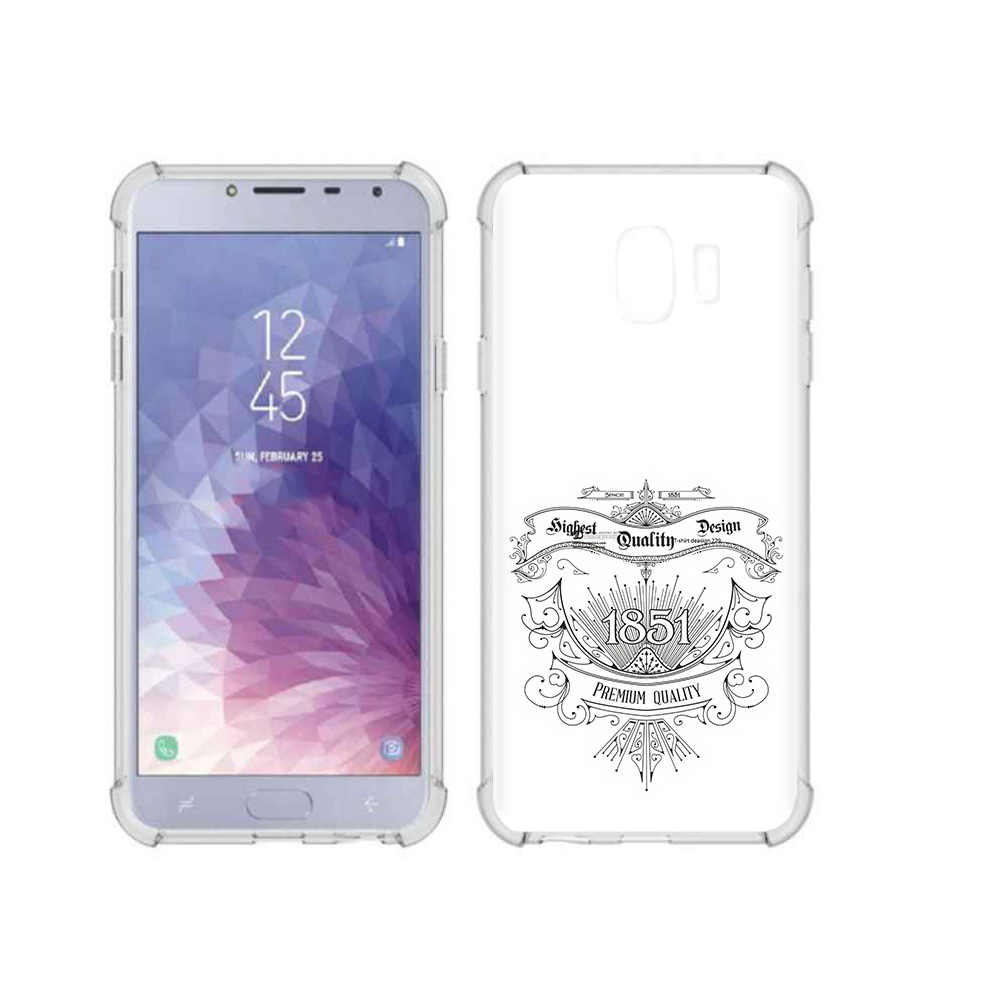 Чехол MyPads Tocco для Samsung Galaxy J4 (2018) логотип 1851 год
