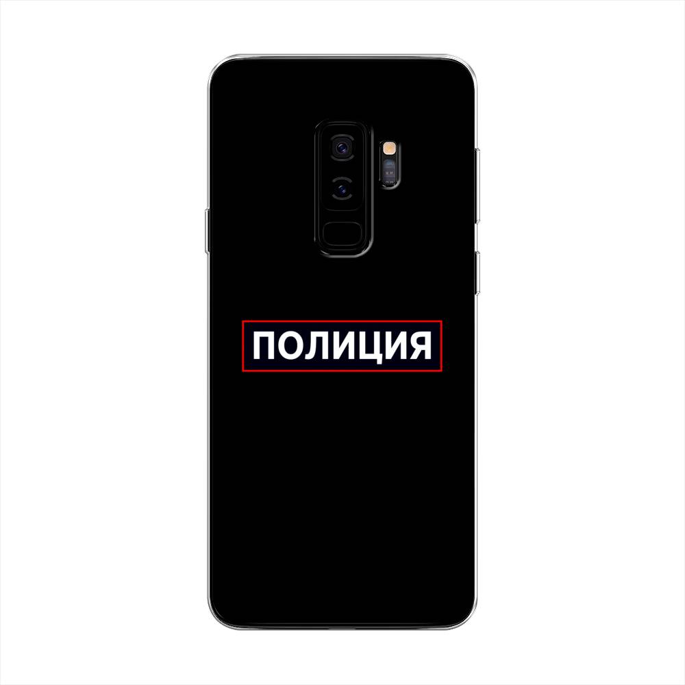 фото Чехол awog "police logo" для samsung galaxy s9 +