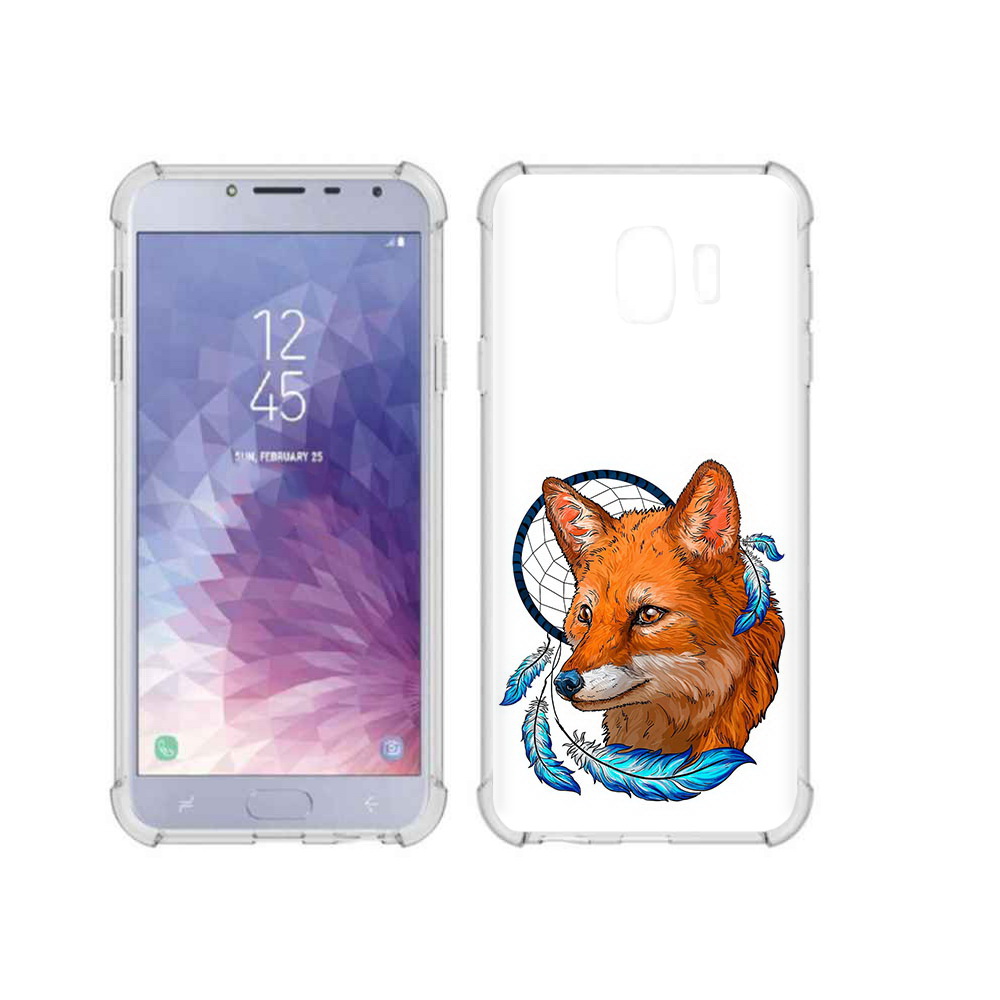 

Чехол MyPads Tocco для Samsung Galaxy J4 (2018) лиса и ловец снов, Прозрачный, Tocco